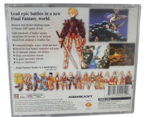 FINAL FANTASY TACTICS PSX PS1 PS2 FINAL FANTASY TACTICS PSX PS1 PS2
