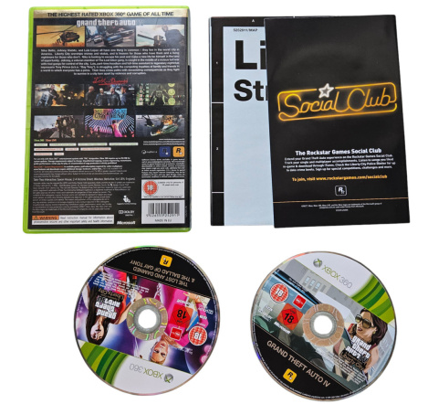 GRAND THEFT AUTO IV & EPISODES FROM LIBERTY CITY XBOX 360 GRAND THEFT AUTO IV & EPISODES FROM LIBERTY CITY XBOX 360