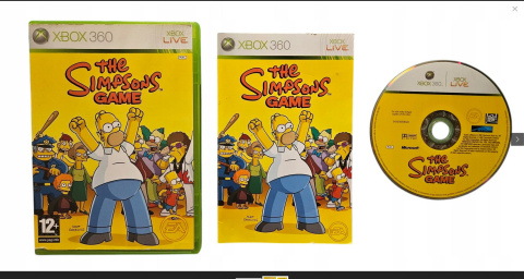 THE SIMPSONS GAME XBOX 360 THE SIMPSONS GAME XBOX 360