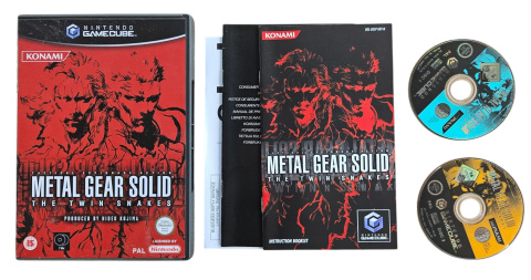 METAL GEAR SOLID THE TWIN SNAKES GAMECUBE METAL GEAR SOLID THE TWIN SNAKES GAMECUBE