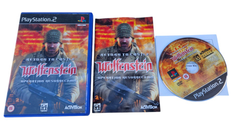 WOLFENSTEIN RETURN TO CASTLE PS2 WOLFENSTEIN RETURN TO CASTLE PS2